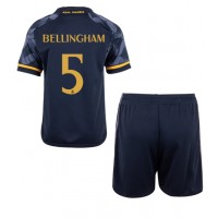 Real Madrid Jude Bellingham #5 Fußballbekleidung Auswärtstrikot Kinder 2023-24 Kurzarm (+ kurze hosen)